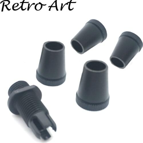 Matte black Vintage Metal lamp Cord Grip polished Cable clamp Wire Strain Relief
