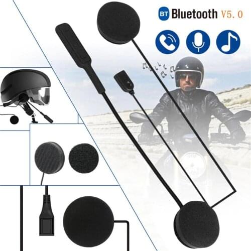 Motorcycle Helmet EDR Bluetooth 5.0 Headphones For Motorcycle Helmet Riding Intercom Hands Free Headphone Speakers