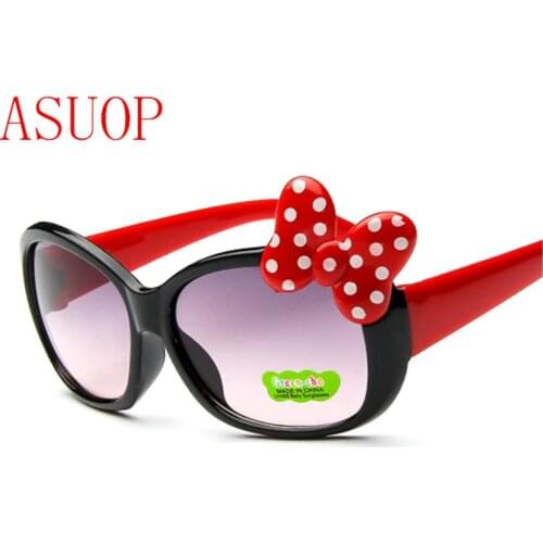 2019 New Fashion Childrens Sunglasses UV400 Boys and GirlsSunglasses International Brand Design Color Butterfly Glasses