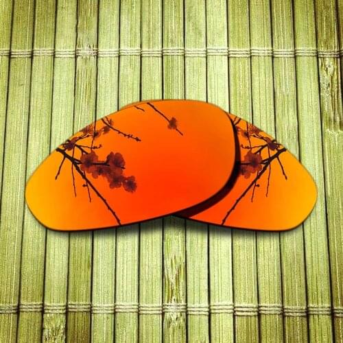 Polarized Replacement Lense For-Oakley Straight Jacket 1999 Sunglasses Frame True Color Mirrored Coating -Fire Red Color Options