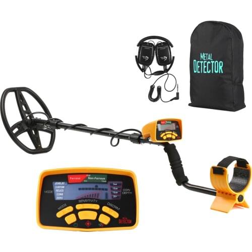 Professional Underground Metal Detector Gold Digger Hunting Treasure Search LCD Display gold finder with Headphone & Backpack