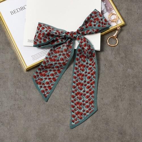 Elegant Silky Skinny Scarf Women Fashion Decorated Choker Design Organza Headband Neckwear NEW