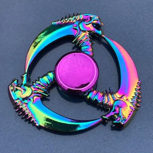 YUC Zinc Alloy Spinner Fashion Kids Toys Ninja Fidget Spinner R188 Office Anxiety Relief Stress Bearing Toys For Adult Drop Ship