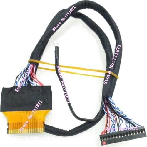 0.5 Pitch 51P 51 Pin FFC FPC LVDS Screen Cable Line for LG Lcd Screen LVDS 2ch 8Bit 51Pin FFC FPC LCD Screen Line cable 51P FPC