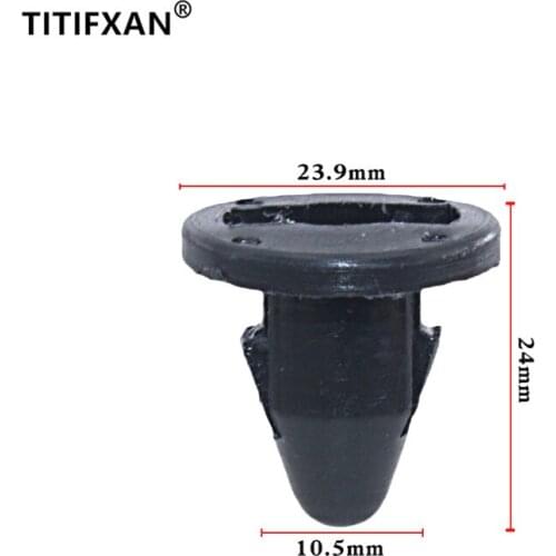 10PCS Car Clips for Chrysler for Mitsubishi Lancer V3 Rear Bumper Fasteners