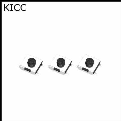 1000Pcs Push Button Switch Black 6*6*3.1mm SMD4 Touch micro switch 6x6x3.1H