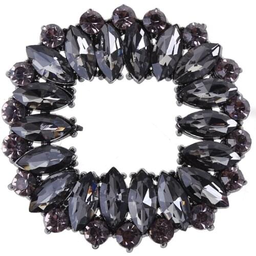 2 Pcs/Set Shoe Clip Zinc Alloy Square Hollow Rhinestone Floral Glitter Luxury Clips DIY High Heel Buckle Bridal Wedding Shoes Ch