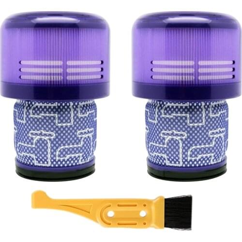 2 Pack Replacement Filters Fit for Dyson V11 Cyclone Animal Total Clean Cordless Vacuum Cleaner with Cleaning Brush