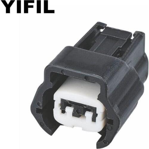 5/10/20/50/100pcs/lot 2 Pin/Way Black Auto Waterproof Wiring Electrical Fuel Injector Connector Plug For Nissan 6189-0773