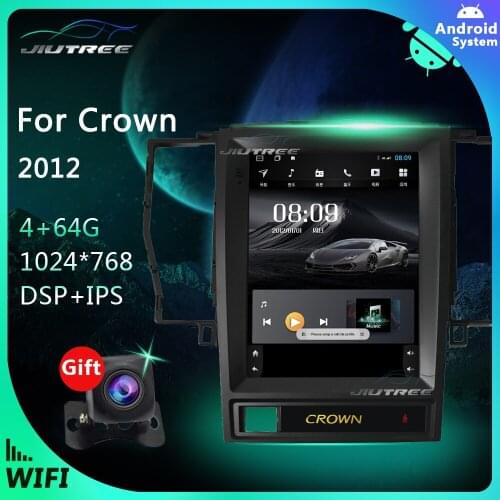 2 din Android PX10 autoradio For Toyota Crown 2012 Car Multimedia Player Auto GPS Navigation Stereo receiver with DVR Carplay