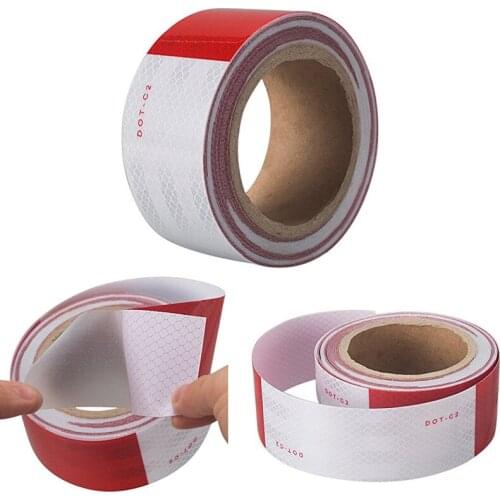 Car Reflective Strip Stickers Road Warning Strip-style Decoration Film Safe Motorcycle Car Reflect Road Safety Tape