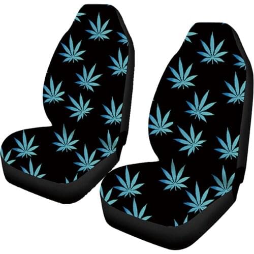 Car Seat Covers 1 Piece, Autumn Auto Seat Cover - Shady Fall Oak Maple Tree Leaves on Faded Tones Seasonal Foliage Artwork