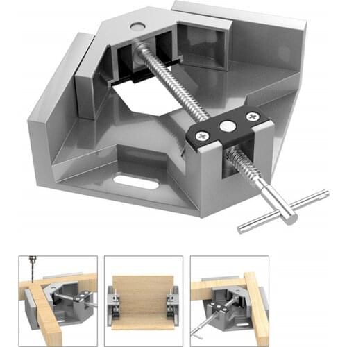 Photo Frame Holder Clamp 90 Degree Aluminum Alloy Right Angle Clip Swing Jaw Housolution Woodworking Single Handle Fish Tank