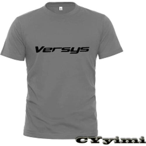 For KAWASAKI VERSYS 1000 650 T Shirt Men New LOGO T-shirt 100% Cotton Summer Short Sleeve Round Neck Tees Male