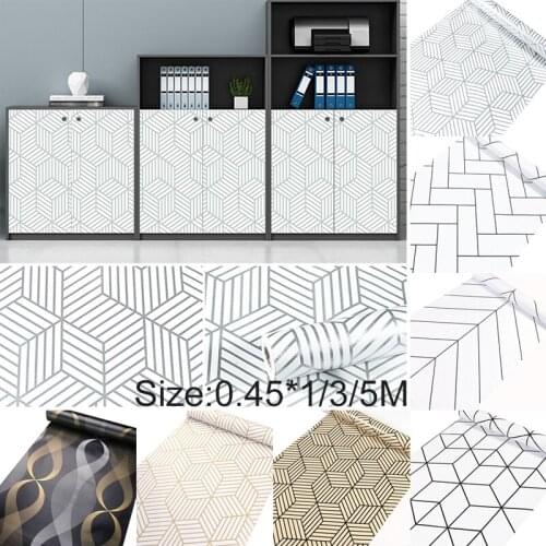 Geometric Hexagon Wallpaper Peel And Stick Wallpapers Removable Self Adhesive Wallpaper Vinyl Paper For Bedroom Home Decoration