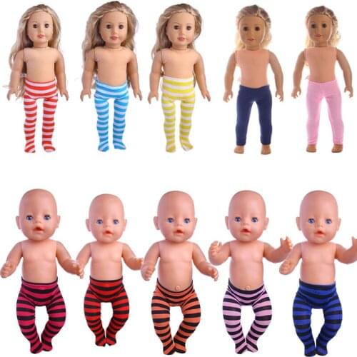 Doll LeggingsDifferent Styles Doll Accessories For 18-Inch Doll & 43Cm New Born Baby Doll, Our Generation,Toys For Girls