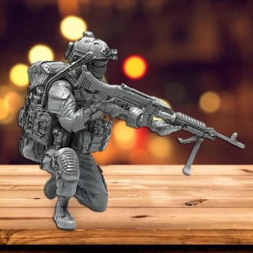 YUFAN 1/35 Modern American Special Forces D Resin Soldier cm 5 Model Model AH-04 Static Toy Epoxy Figure Kits Resin Unmount
