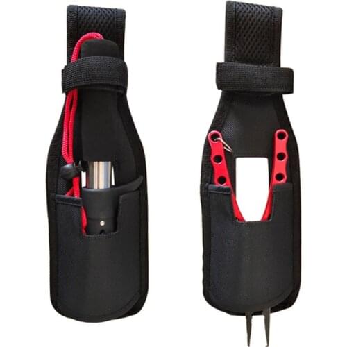 Fishing Rod Nylon Holder Belt Strap Straight Handle Tackle Pocket Storage Bag