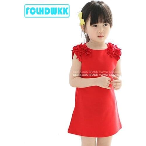 New Girls Clothes Children Dress Summer Dress Fashion Girls Dresses Summer 2016 Kid Cute Korean Girls Dress Vetement Fille
