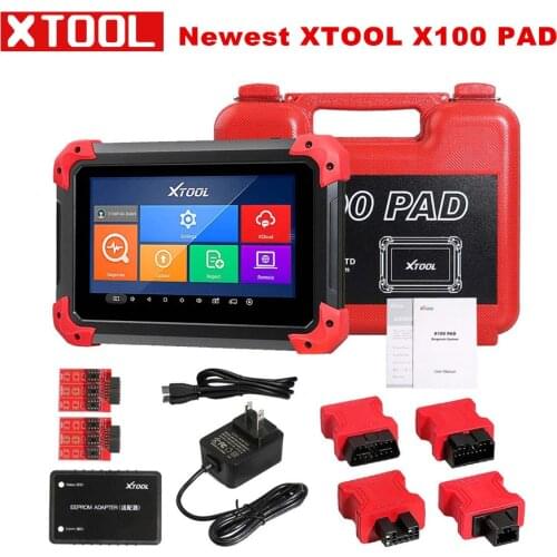 Newest XTOOL X100 PAD Key Programmer Xtool X100 PRO X100 PAD With Oil Rest Tool Cluster Calibration and More Special Functions