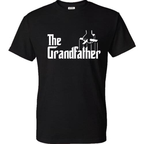 New arrival THE GRANDFATHER Funny Fathers Day Spoof - Mens Cotton T-Shirt casual hipster cool tops