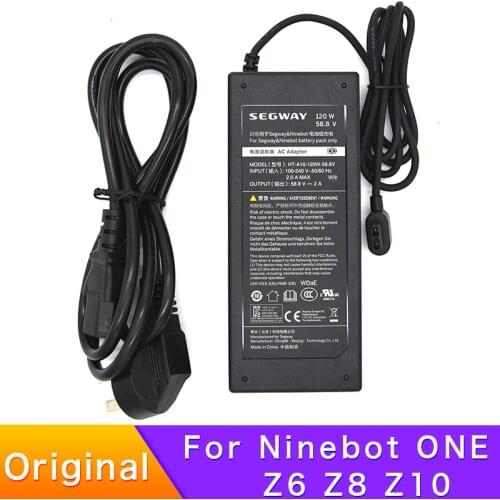 Original Charger For Segway Ninebot One Z6 Z8 Z10 Electric Unicycle Balancer 58.8V 2A Charger Adapter Accessories