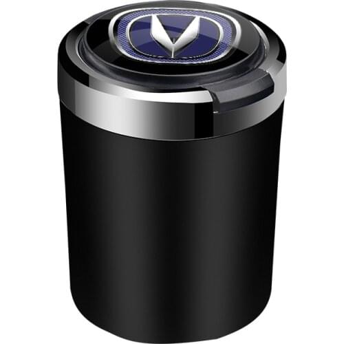 For Changan EADO XT CS75 Car Logo Ashtray Car With LED Light Car Ashtray Car Ashtray Creative Personality Ashtray Accessories