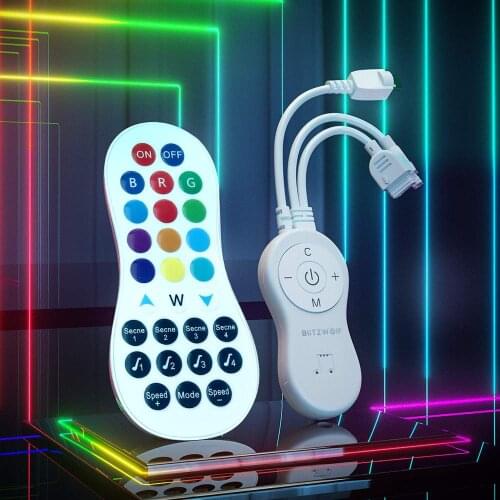 BlitzWolf BW-LC2 Magic Home Wifi Controller RGB RGBW LED Light Controller with Remote Control Work with 4Pin Magic Strip Light