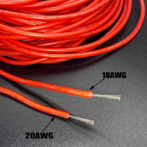 PVC Tinned Copper Silicone Wire UL 3239 16AWG Wire Insulated wire UL3239 16 AWM Super Soft High Temperature Wire 3KV 2.5MM