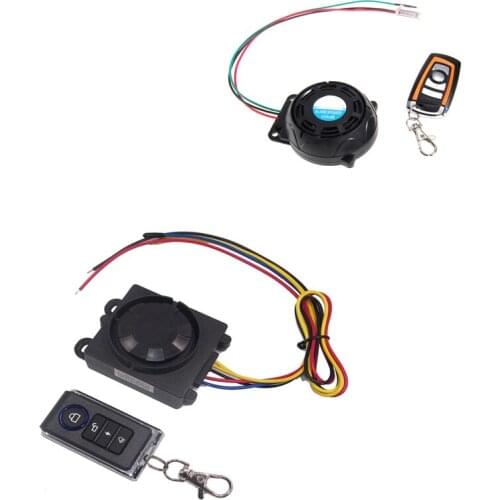 Motorcycle Anti-theft Security System Universal Motorbike Protection Alarm 12V Scooter Remote Alarm Motor One Way Alarms 125db