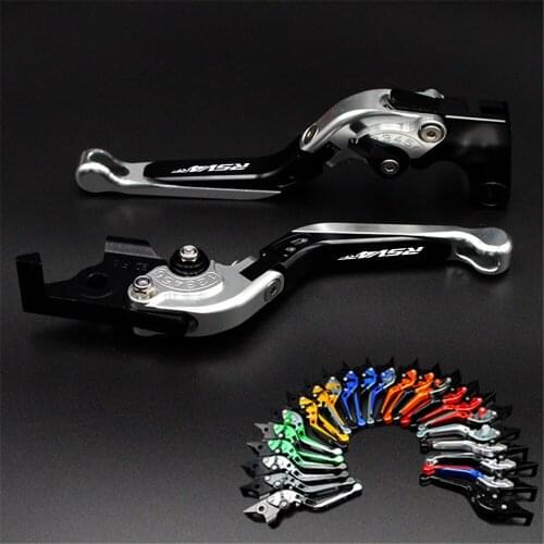 Motorcycle Folding Extendable CNC Adjustable Clutch Brake Levers For Aprilia RSV4 RF 2016-2017