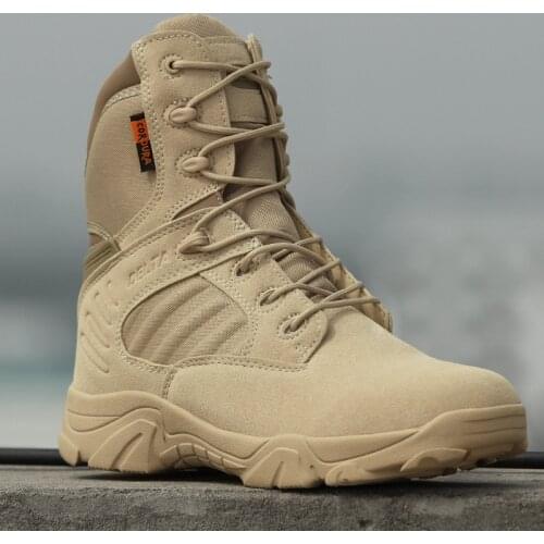 Outdoor Military Tactical Men Waterproof Breathable Non Slip Wear Resisting Shoes Hiking Fishing Camping Trekking Travel Boots