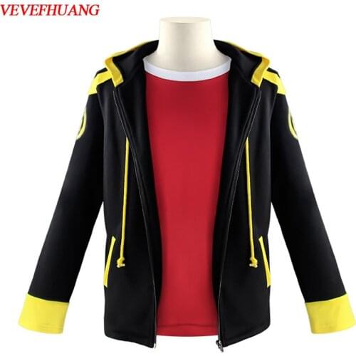 VEVEFHUANG Kосплей Anime Mystic Messenger 707 Cosplay Costume Saeyoung Luciel Choi Outfit Halloween Costumes Hooded Carnival