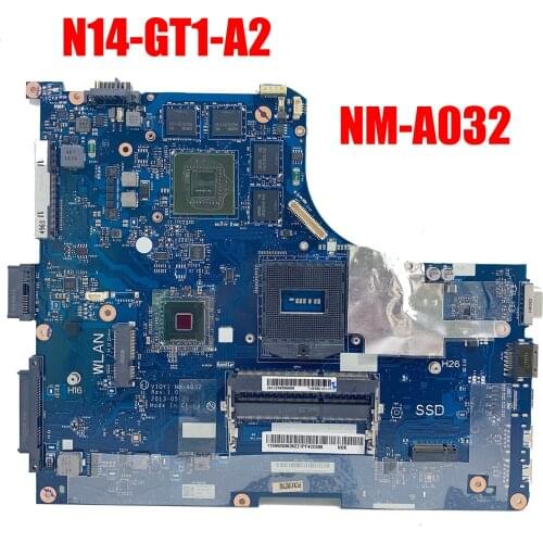 Y510P Motherboard VIQY1 NM-A032 REV:1.0 Y510P laptop motherboard for Lenovo Y510P NM-A032 GT750 Test motherboard