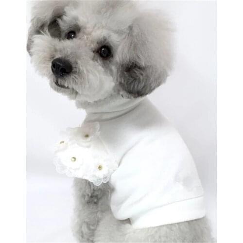 Winter Small Dog Shirt Dog Hoodie Cat Yorkshire Pomeranian Poodle Bichon Schnauzer Costume Puppy Clothes pet shirts Dropship