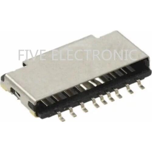 10 pçs/lote 1050270001 9 (8 + 1) conector de cartão de posição segura digital-microsd™Montagem em superfície, ângulo direito our