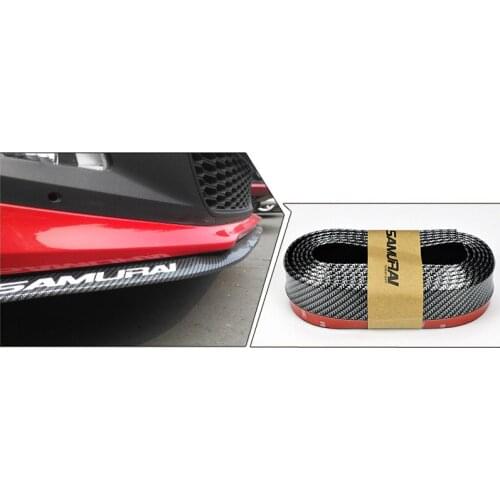 2.5M Car Bumper Lip Stickers Protectors for Ford Focus Fusion Escort Kuga Ecosport Fiesta Falcon EDGE/Explorer/EXPEDITION