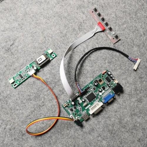 2-CCFL M.NT68676 LVDS 30Pin LCD drive board DIY kit VGA DVI For TX39D80VC1GAA/QD15TL08/LQ154K1LA5E/LP154WX3 screen 1280*800