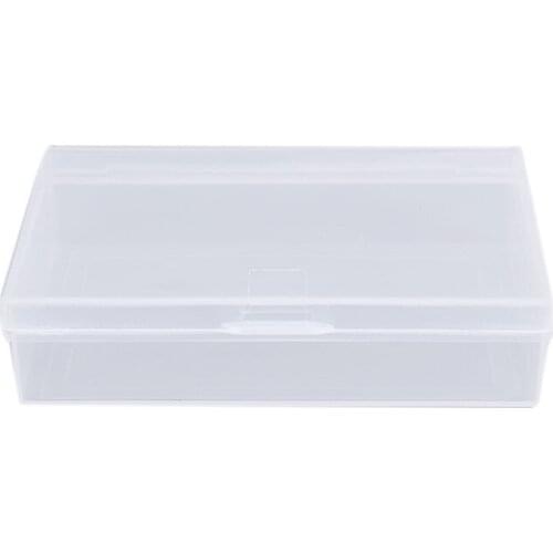 2Pcs Transparent Plastic Boxes Playing Cards Container Plastic Storage Case Packing Poker Game Card Box For Pokers Set