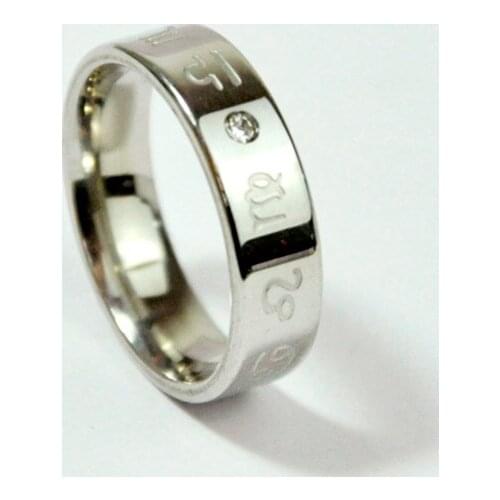5Pcs Fashion Jewelry Constellation Style Stainless Steel Women Rings Men Ring Lots Bulk WholeSale LR4085