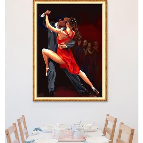 DIY 5D Diamond Painting Ballet Women Cross Stitch Kit Full Drill Square Embroidery Mosaic Art Picture of Rhinestones New Arrival