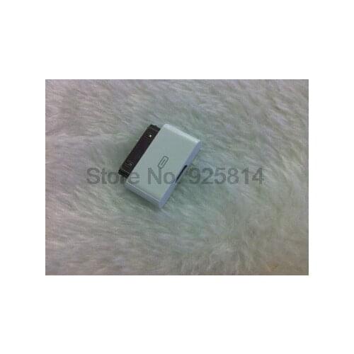 By dhl 1000pcs Female Micro USB to Male 30-pin Connector For Apple iPhone 4 4S iPhone4S Charging Cable Adapter