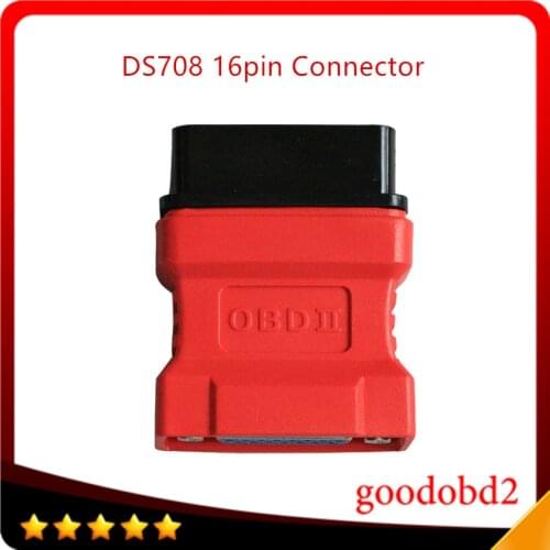 For Autel Maxidas DS708 OBDII Connector For Diagnosis Tools DS708 Scanner 16pin OBD-II Adaptor Autel OBD2 Adapter Connector