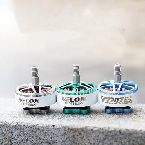 T-Motor Velox V2306 V2207 V2 motor ride through machine KV1750 KV1950 KV2550 KV2400 5 inch 4S 6S motor FPV racing drone