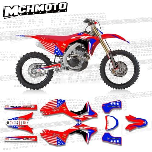 MCHMFG Graphics Kit for Honda CRF 250 450 2017 2018 2019 2020 Motocross Decals