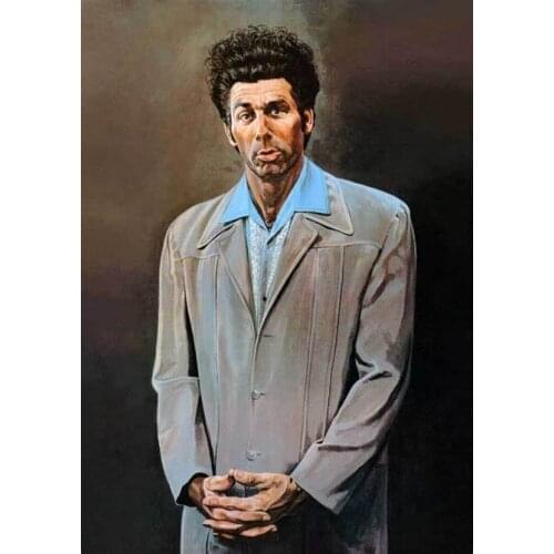 Lot style Choose Seinfeld The Kramer Art print Silk poster Home Wall Decor