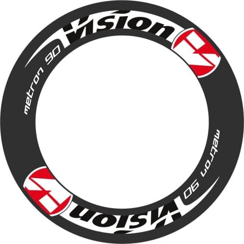 MENTRON 90 Bicycle Wheel Stickers Waterproof Rims Decals Stickers Reflective For 90mm Rim Depth Bicycle Bike TWO WHEELS