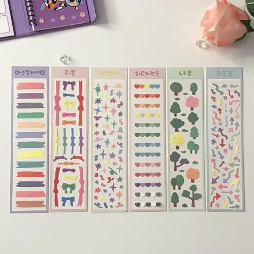 Cute Ribbon Love Bows Laser Stickers Decoration Junk Journal Stationery Hand Account Happy Planner Scrapbooking Sticker