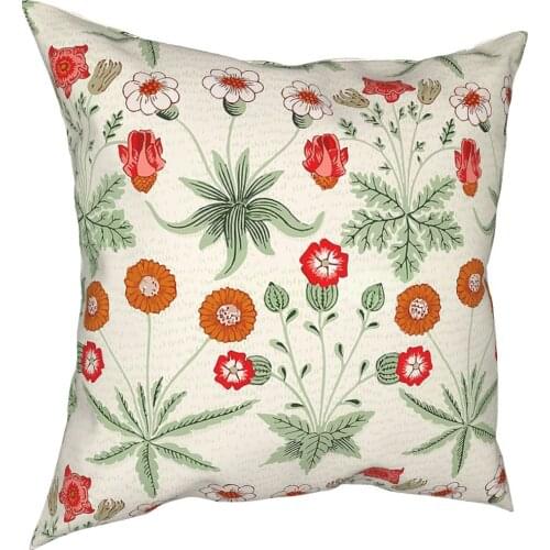 Daisy By William Morris Pillowcover Home Decorative Floral Vintage Flowers Cushions Throw Pillow for Sofa Polyester Gift Idea