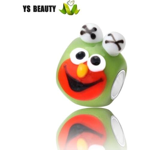 New S925 Silver Bead Charm Pixie Beaded Bracelets Accessories Bead Murano Glass Beads Fit Bracelets for DIY Jewelry